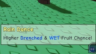 Rain Dance в Grow a Garden: как получить мутации Wet и Drenched