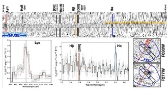 Телескоп JWST обнаружил крошечный звездообразующий комплекс в ранней Вселенной