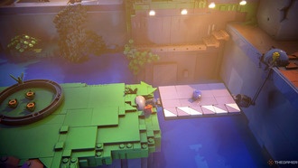 Как решить первую головоломку с вращающимися панелями в Lego Voyagers