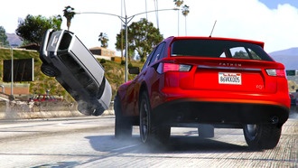 В Великобритании во время игры в GTA 5 в дом врезался автомобиль, скрывающийся от полиции