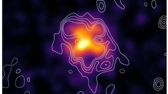 Обнаружен новый радиогало с помощью телескопа MeerKAT