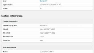 Xiaomi 17 показал рекордный результат в Geekbench и обогнал iPhone 17 Pro по многопоточности