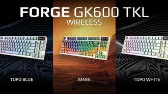MSI представила компактную механическую клавиатуру FORGE GK600 TKL WIRELESS Special Edition