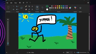 Paint в Windows научился сохранять проекты со слоями