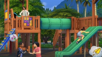 В The Sims 4 появились пользовательские детские площадки и новая игра для детей