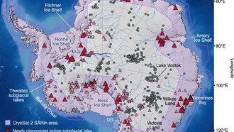 Подо льдами Антарктиды обнаружены 85 новых подледниковых озёр