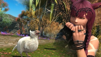 Final Fantasy 14 представила детеныша Сейкрета в рамках коллаборации с Monster Hunter Wilds