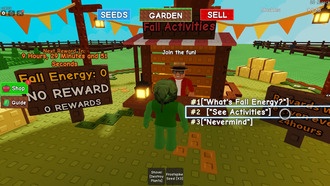 Осенние активности и энергия в Grow a Garden: полное руководство