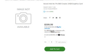 Intel представила профессиональную видеокарту Arc Pro B60 с 24 ГБ памяти