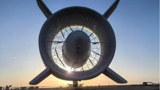 Китай испытал гигантский дирижабль-электростанцию для сбора энергии ветра в небе