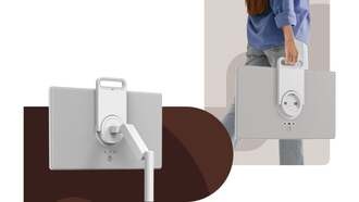 Samsung представила передвижной телевизор The Movingstyle с сенсорным экраном и колёсиками