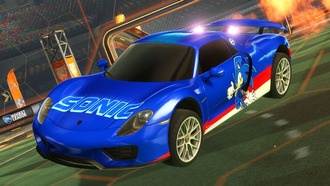 Все награды коллаборации Sonic the Hedgehog и Fortnite: машины, колеса и декали