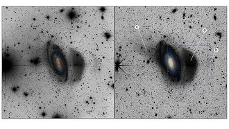 Астрономы открыли ультракомпактную карликовую галактику рядом со спиральной галактикой NGC 7531
