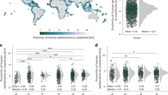 Более половины прибрежных поселений мира отступают от берега из-за подъёма уровня моря