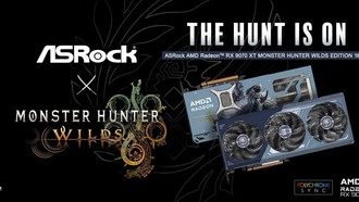 ASRock представила видеокарту Radeon RX 9070 XT в тематике Monster Hunter Wilds