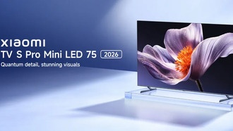 Xiaomi представила флагманскую серию телевизоров S Pro Mini LED 2026 с частотой обновления до 288 Гц