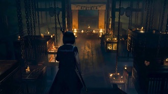 Решение световой головоломки в Silent Hill f (Зал поклонения)