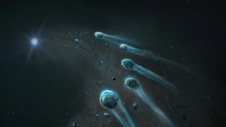 Астрономы обнаружили ледяную планетозималь с высоким содержанием азота и воды за пределами Солнечной системы