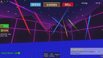 Погодное событие Strobe Party в Grow a Garden