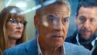 Вышел новый трейлер комедийной драмы с Джорджем Клуни и Адамом Сэндлером