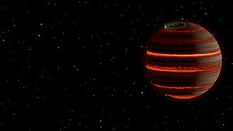 Астрономы обнаружили полярные сияния на планете-сироте без звезды