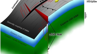 Учёные впервые наблюдали разрыв тектонической плиты у побережья Канады