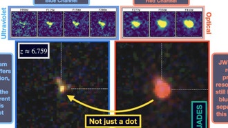 Космический телескоп James Webb раскрыл структуру «Маленьких красных точек»