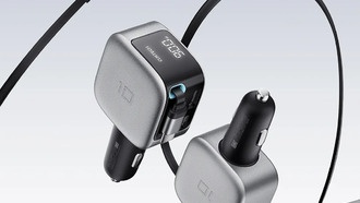 Представлен автомобильный зарядник Cooltek No. 10 с выдвижным кабелем и мощностью 100 Вт