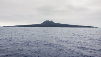 Вулканический пепел стимулирует рост фитопланктона на расстоянии 130 км