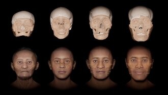 Ученые впервые показали лица колумбийских мумий под погребальными масками