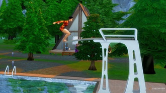 Как максимально прокачать навык дайвинга в The Sims 4: Adventure Awaits