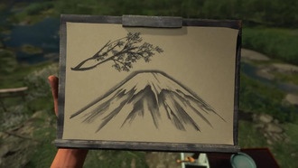 Все картины суми-э и их расположение в Ghost of Yotei