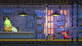 GNAW: дебютный трейлер метроидвании с разумными динозаврами