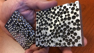 Композитная металлическая пена выдерживает свыше миллиона циклов нагрузки при 400°C и 600°C