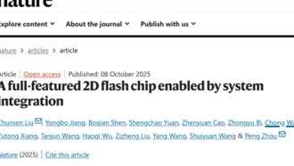 Китайские учёные создали первый в мире гибридный 2D-кремниевый чип памяти