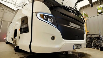 В Euro Truck Simulator 2 показали автобус Scania Touring для дополнения Coaches