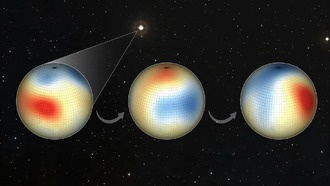 Молодая звезда, похожая на Солнце, раскрыла двухлетний магнитный цикл