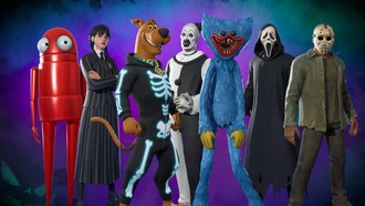 Все коллаборационные скины Fortnitemares 2025: даты выхода и время появления