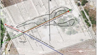 В Мексике обнаружен древний курган в форме скорпиона для наблюдения за солнцестояниями