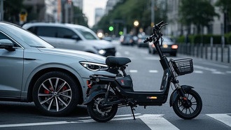 Водитель электросамоката, проехавший на красный свет, проиграл суд и обязан выплатить компенсацию