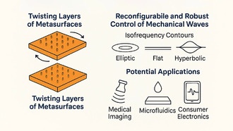 Ученые открыли новый способ управления звуком и вибрациями с помощью «скручивания»
