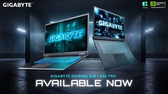 GIGABYTE представила игровые ноутбуки GAMING A16 PRO и A18 с видеокартами RTX 5080 и автономностью до 12 часов