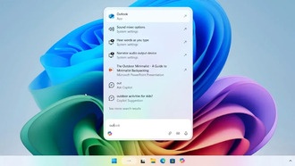 Windows 11 заменит поисковую строку в панели задач на Copilot