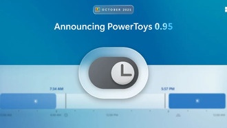 Microsoft PowerToys научились автоматически переключать светлую и тёмную тему Windows