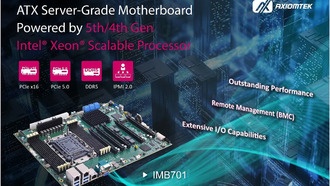 Axiomtek представила серверную материнскую плату IMB701 на базе процессоров Intel Xeon