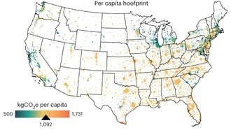 Углеродный след мяса в американских городах оказался больше, чем у всей Италии
