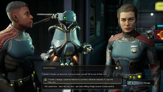 Выбор в The Outer Worlds 2: использовать переговорное устройство или атаковать автомехов?