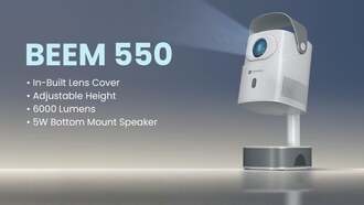 Portronics представила компактный проектор Beem 550 с Android TV