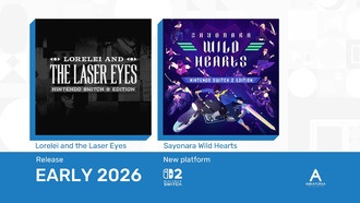 Lorelei and the Laser Eyes и Sayonara Wild Hearts выйдут на Nintendo Switch 2 в начале 2026 года