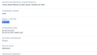 Смартфон Lava Agni 4 получит уникальную горизонтальную камеру и батарею 7050 мАч